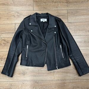 BB Dakota | “Leather” Moto Jacket in Black
